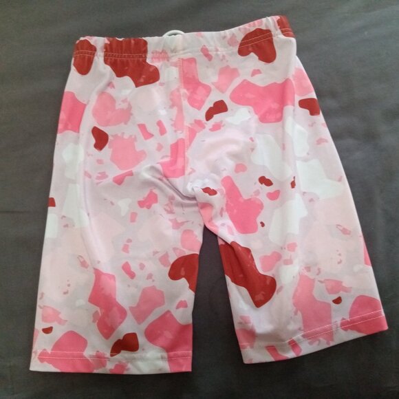 NWOT SWIM JAMMER / COMPRESSION SHORT, PINK CAMO, Size "S" - Picture 3 of 7